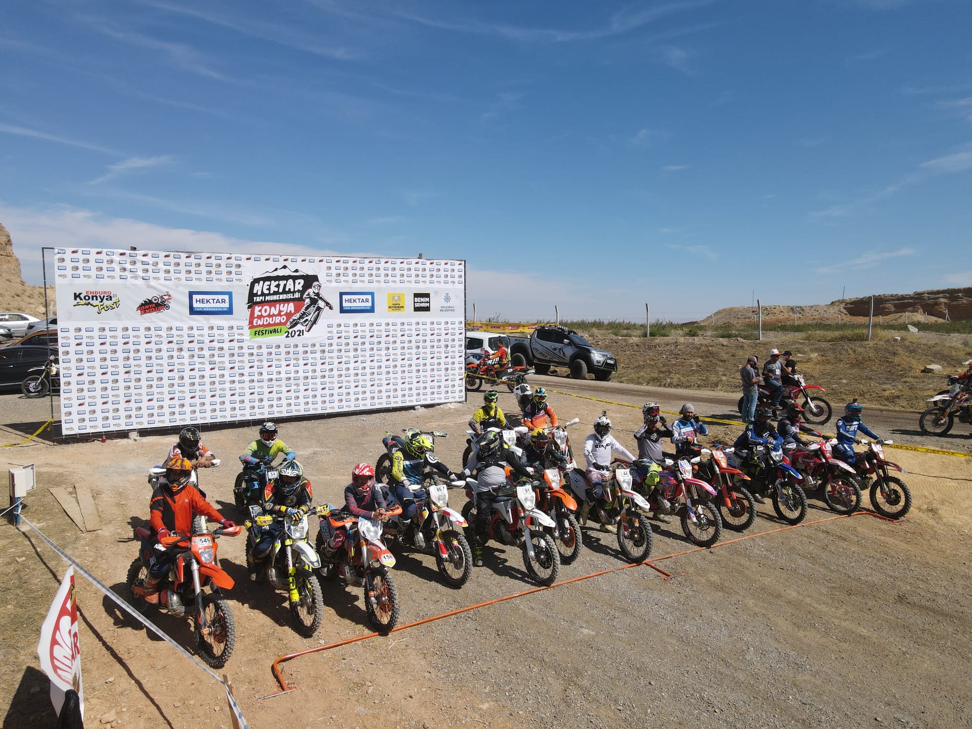 2021 Konya Enduro Festivaline Katılan Sporcular...