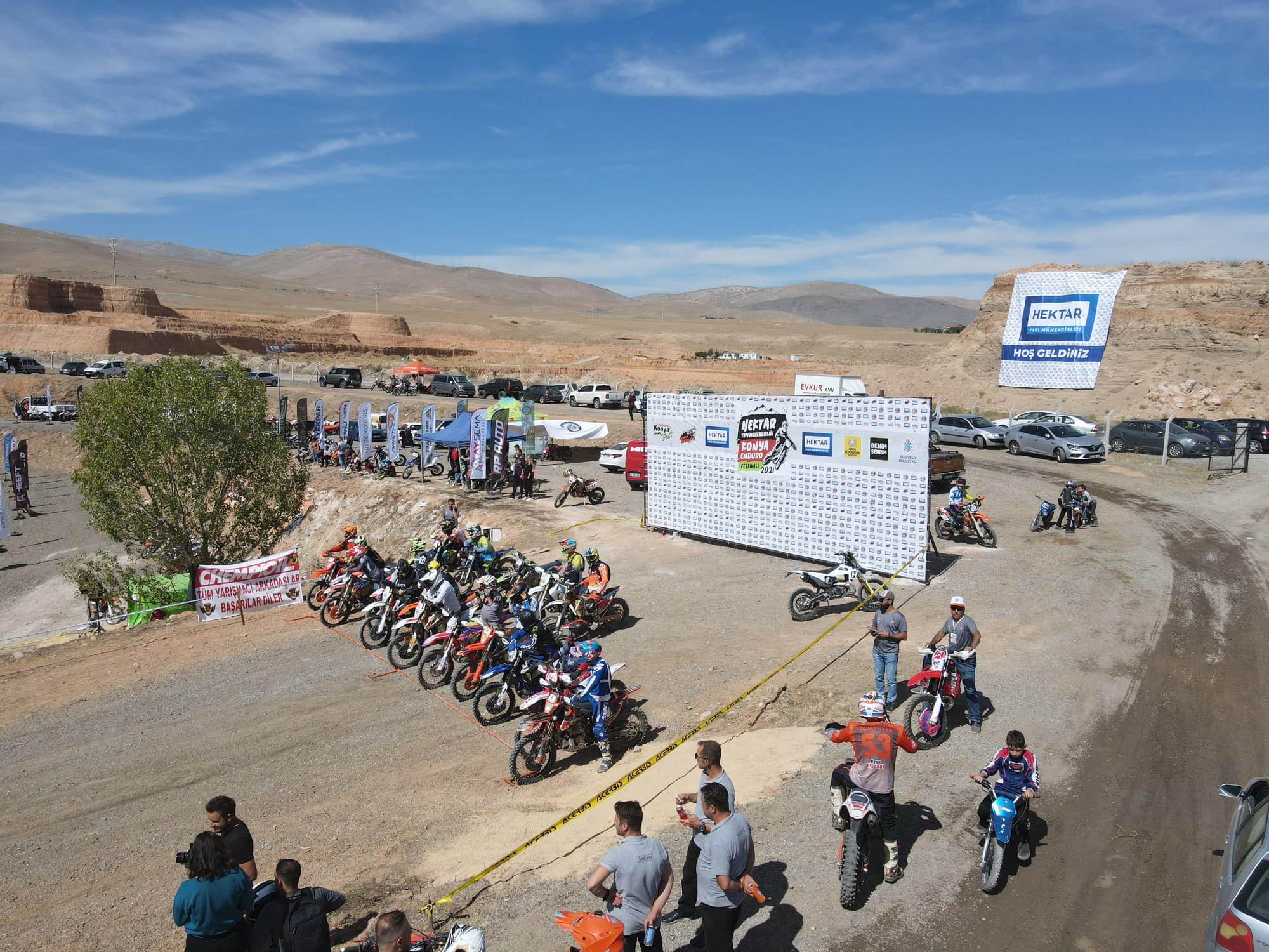 2021 Konya Enduro Festivaline Katılan Sporcular...
