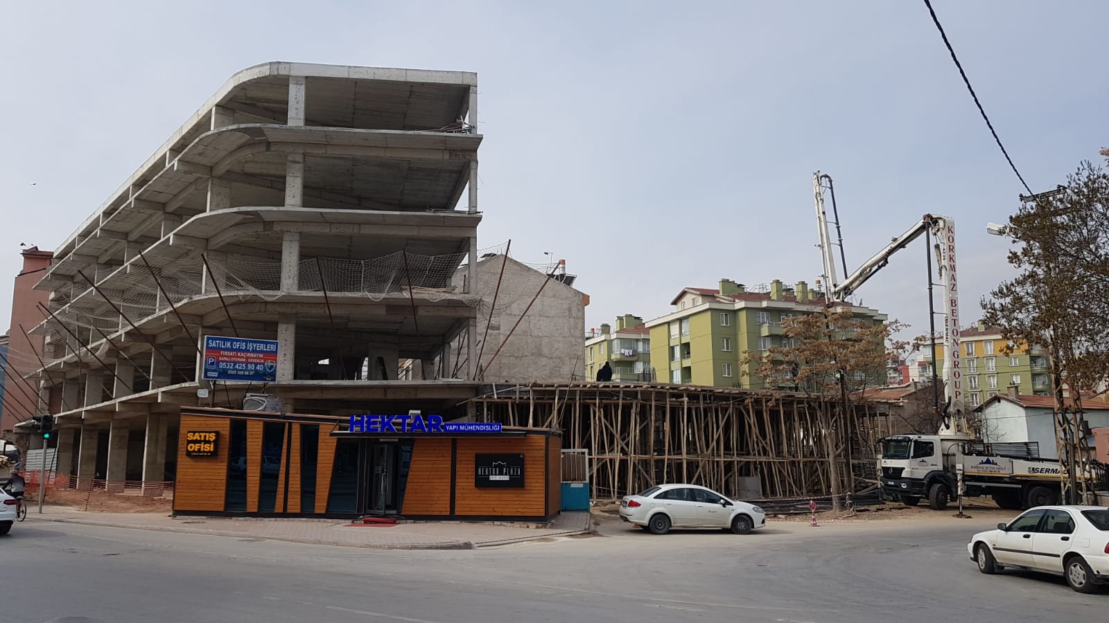 C ve A Blok Zemin Dolgu ve Zemin Tabliye Kalıp Çalışmaları
