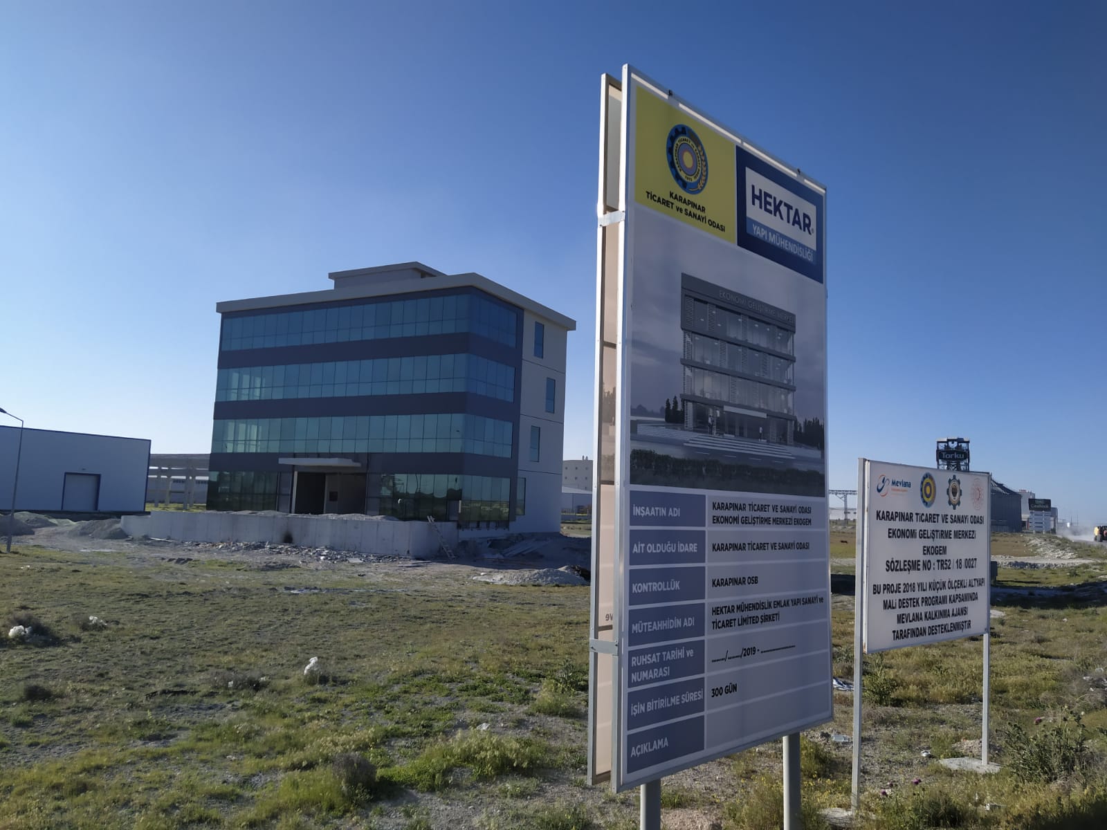 Karapınar Ticaret ve Sanayi Odası EKOGEM Taahhüt Projesi Hızla İlerliyor...